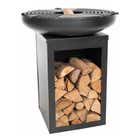 BBGrill Matanzas Firepit Planch met houtopslag