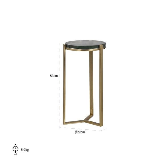 Richmond Bijzettafel Aubrey - Goud
