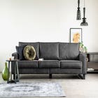 Sevn Bank Butterfly 5-zits - Microleder Antraciet