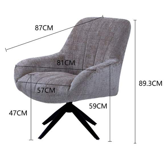 Reefs Interior Fauteuil Cali - Taupe