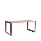 LABEL51 Eetkamertafel Factory - Rough - Mangohout - 180x90 cm
