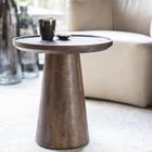 Eleonora Bijzettafel Ron 46cm - Bruin