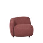 LABEL51 Fauteuil Livo Links - Winered - Bouclé