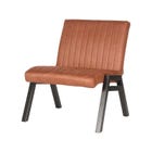 LABEL51 Fauteuil Matz - Cognac - Microfiber