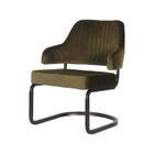 LABEL51 Fauteuil Otta - Army green - Fluweel