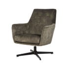 LABEL51 Fauteuil Toby - Hunter - Velours