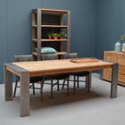 Livingfurn Eettafel - Industrial 200x100 cm
