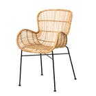 Lifestyle Stoel Kyoto - Natural met Arm