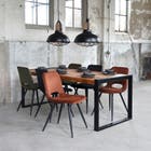 LABEL51 Eetkamertafel Brussels - Rough - Mangohout - 220x95 cm
