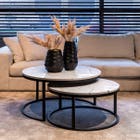 Richmond Salontafel Lexington White - set van 2 