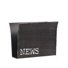 LABEL51 Magazinehouder - Zwart - Metaal