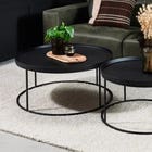 Lifestyle Northland Salontafel Black L: 88x88x40cm