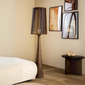 By-Boo Vloerlamp Guard - Bruin