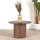LABEL51 Salontafel Oliva - Walnoot - Eiken - 60x60x40 cm