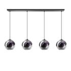 ETH Hanglamp Orb Zwart - 4xE27 Fitting