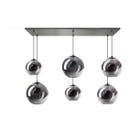ETH Hanglamp Orb Zwart - 6xE27 Fitting