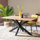 Livingfurn Eettafel - Oslo Spider Acasia 220 cm