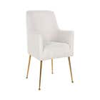 Richmond Stoel Harper - White Bouclé
