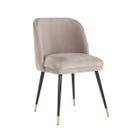 Richmond Stoel Alicia - Khaki velvet