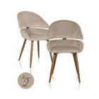 Richmond Stoel Denny  - khaki velvet