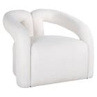 Richmond Fauteuil Dana - White Furry