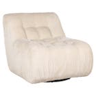 Richmond Draaifauteuil Rosy - Wit Chenille