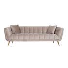 Richmond Bank Huxley - Khaki Velvet
