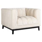 Richmond Fauteuil Beaudy - Wit Chenille