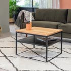 DP-Home Hoektafel Sanora 60x60x38 cm - Natuurlijk