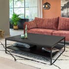 DP-Home Salontafel Sanora 110x110x38 cm - Zwart