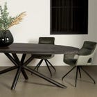 Tower Living Eettafel Selva Ovaal - Zwart