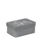 LABEL51  Make-Up opbergkist - Grijs - Metaal
