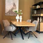 Combiset Eettafel Tessa 180cm & 4x Stoel Toronto