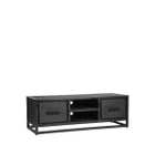 LABEL51 Tv-meubel Chili 120cm - Zwart - Mangohout