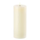 Uyuni Led Rustieke Kaars Ivory - 10,1x25cm