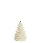 Uyuni LED Kerstboom-Kaars Ivoor - Smooth 10x15cm