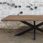 Livingfurn Eettafel - Brix Sturdy Spider 160 cm