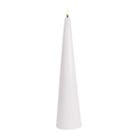Uyuni LED Punt-Kaars Wit - Smooth 6,8x30cm 