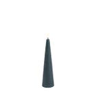 Uyuni LED Punt-Kaars Pine green - 5,8x21,5cm