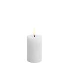 Uyuni LED Rustieke Kaars Wit - Melted Smooth 5x7,5cm