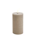 Uyuni LED Rustieke Kaars - Melted, Zandsteen - Rustic 7,8x15cm