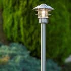 Lucide ZICO - Lantaarnpaal Buiten - Ø 21,8 cm - 1xE27 - IP44 - Mat chroom