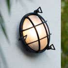 Lucide DUDLEY - Wandlamp Buiten - Ø 25 cm - 1xE27 - IP65 - Zwart