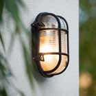 Lucide DUDLEY - Wandlamp Buiten - 1xE27 - IP65 - Zwart