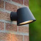Lucide DINGO-LED - Wandlamp Buiten - LED Dimb. - GU10 - 1x5W 3000K - IP44 - Antraciet