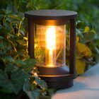 Lucide CADIX - Sokkellamp Buiten - Ø 16 cm - 1xE27 - IP65 - Zwart