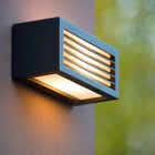 Lucide DIMO - Wandlamp Buiten - 1xE27 - IP54 - Antraciet