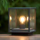 Lucide CLAIRE - Sokkellamp Buiten - 1xE27 - IP54 - Antraciet