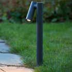 Lucide TATUM - Sokkellamp Buiten - LED - 1x4,5W 3000K - IP65 - Antraciet