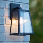 Lucide MATSLOT - Wandlamp Buiten - 1xE27 - IP23 - Zwart